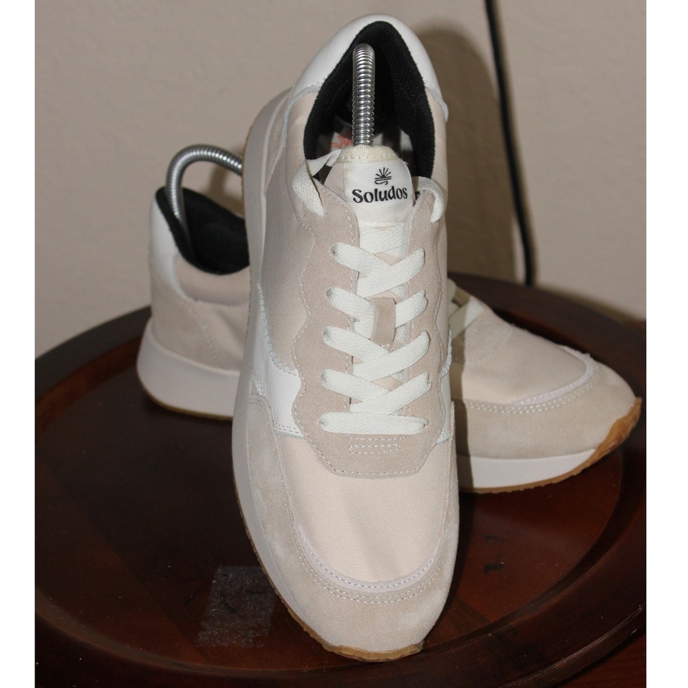 Soludos Paradiso Sneakers Retro Runner Lace Up Comfort‎ Walking Shoes Womens